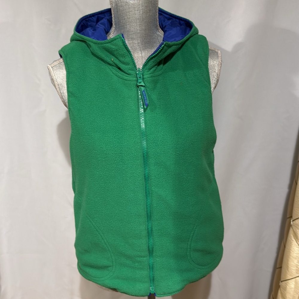 Vintage Ralph Lauren reversible blue and green ski vest - Size S - Picture 2 of 13